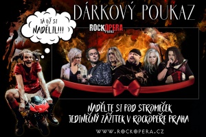 Vánoční dárkové poukazy potěší fanoušky RockOpery Praha