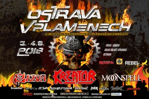 Festival OSTRAVA V PLAMENECH ještě metalovější - nové logo, nový design!
