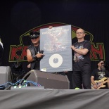 KREYSON přebírají ZLATOU DESKU za NÁVRAT KRÁLE, Masters of Rock 2014