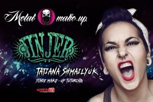 Drsná Tatiana z JINJER a její šminkovací tutorial