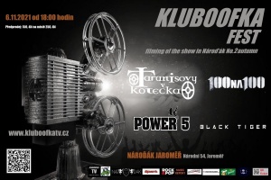KLUBOOFKA FEST, užij jsi kapely při natáčení pořadů „NAŽIVO“