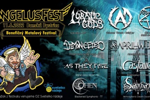 Spark zve na benefiční Angelus fest s ČAD, LUNATIC GODS a dalšími