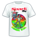 Zombie rival-sparkman-bílé triko