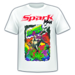 Zombie attack-sparkman-bílé triko