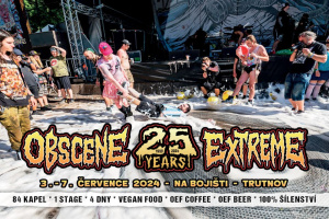 Výroční OBSCENE EXTREME 2024 se blíží! Připravte se dokumentem o Čurbym
