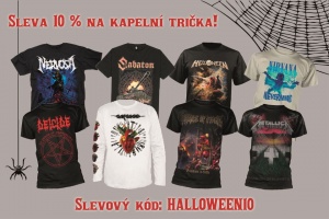 Halloweenská sleva: Ušetři 10 procent na tričkách!