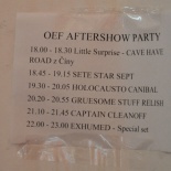 Obscene Extreme Aftershow Party - 7.7.2013, Trutnov