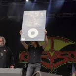 KREYSON přebírají ZLATOU DESKU za NÁVRAT KRÁLE, Masters of Rock 2014