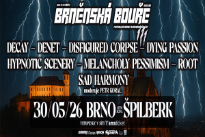 Brněnská bouře s ROOT či DYING PASSION se znovu valí na Špilberk