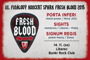 Rockeři (nejen) z Liberce pozor: Třetí finálový koncert Spark Fresh Blood už v sobotu