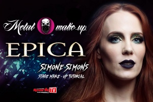 Takhle se líčí královna metalového make-upu Simone Simons (EPICA)
