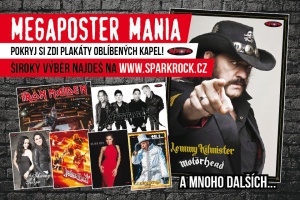 Megaposter mania: Pokryj si zdi plakáty oblíbených kapel!